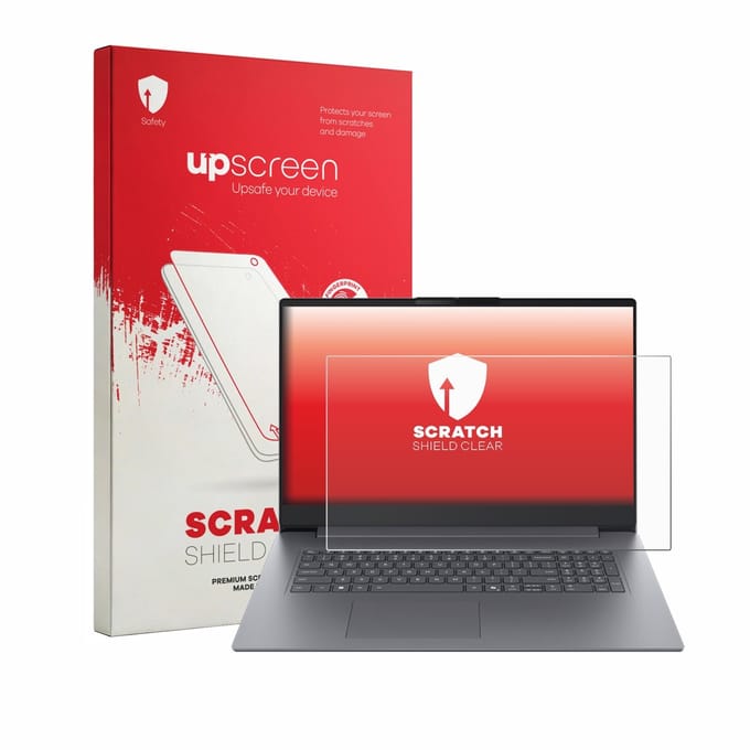 upscreen - Screenprotector voor Lenovo IdeaPad Slim 3i Gen 11 17" - Folie Beschermfolie transparant