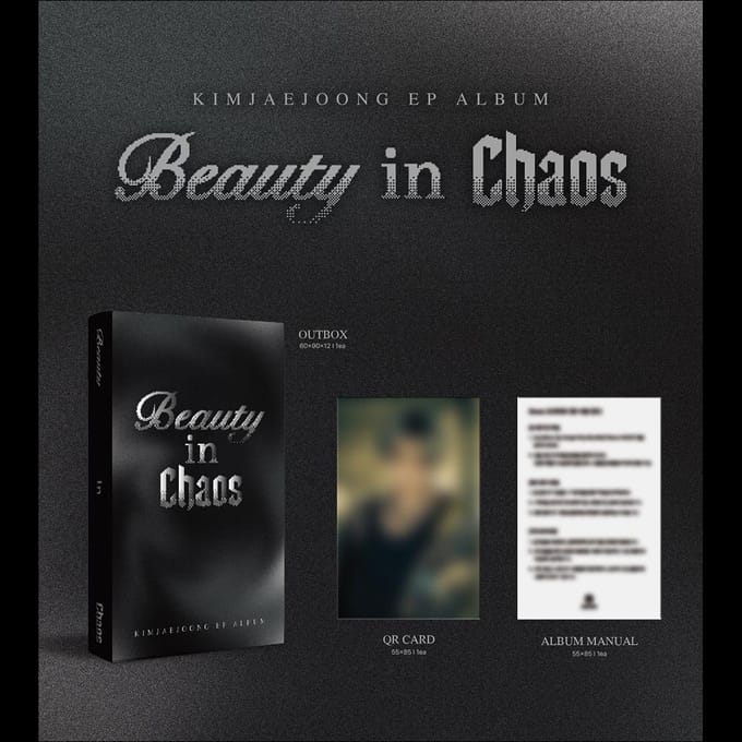 KIM JAE JOONG (JJJ) - Schoonheid in Chaos (kiwee Ver.) 1EA black