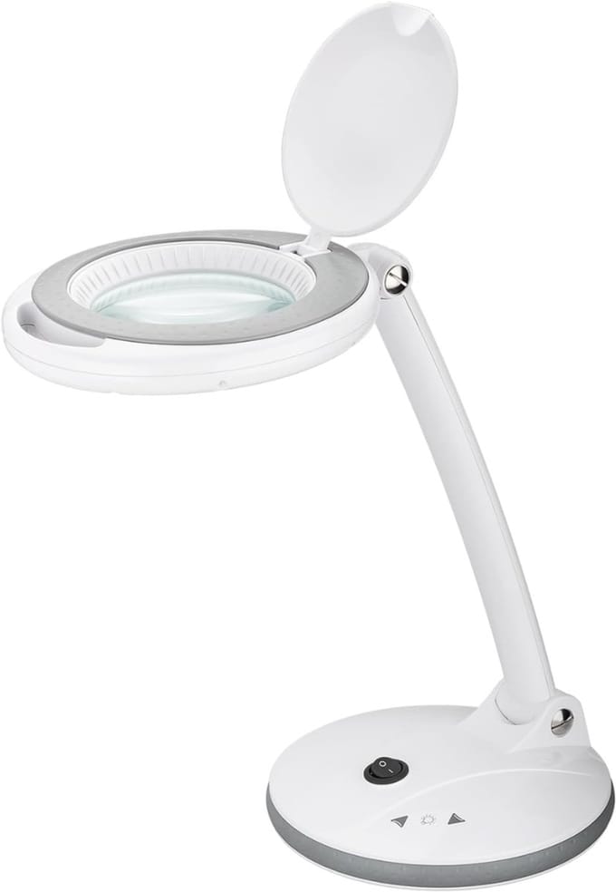 White-Label® Loeplamp Met Standaard - Lamp Met Led Verlichting