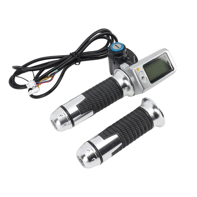 36V 48V 500W Motor Borstelloze Controller en 802 Draaigas met LCD-display Elektrische Fiets black