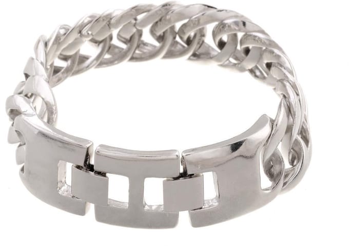 Behave - Armband - Schakelarmband, metaal, lengte 22 cm