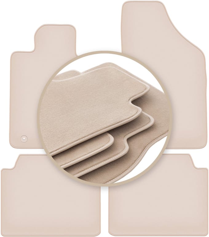 PREMIUM beige matten voor: Renault Safrane liftback 1992-2000