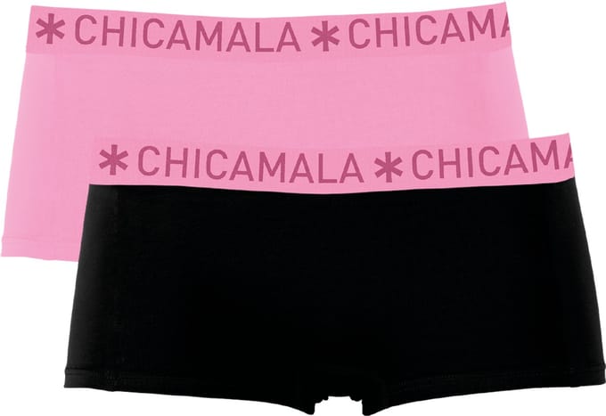 Chicamala Dames Boxershorts – 2 Pack – Ondergoed – Kleding – 95% Katoen – Normale Lengte – Dameskleding – Onderbroeken Dames