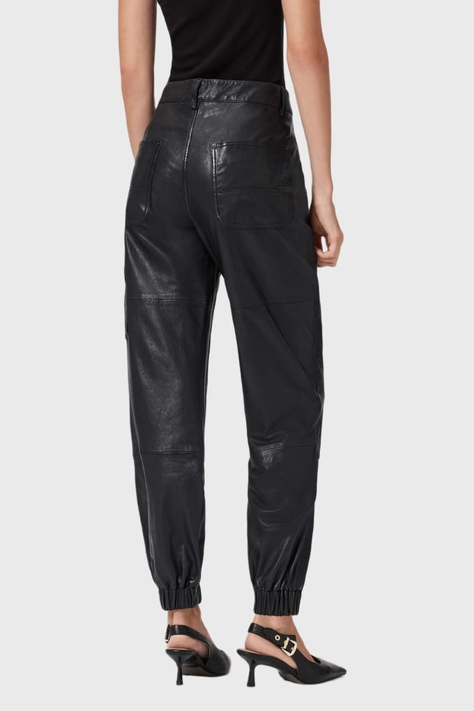 AllSaints El Carpenter Trouser Black Taglia: 12 | Pantaloni cargo Outlet | Donna | Nero