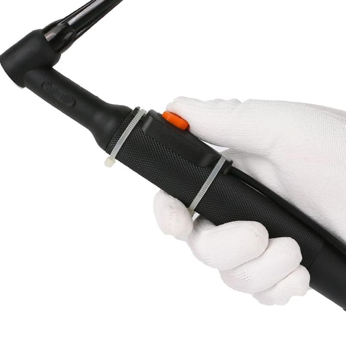 Elektrische Micro Knop TIG Schakelaar Trigger Onderdeel Past WP9 WP17 WP18 WP20 WP26 QQ150 Plasma Snijbrander Lasapparaat 1st Black