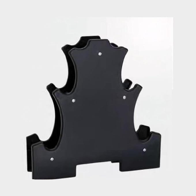 Halterrek - Halteropberger - Thuis sporten - Compact A-frame - 3-traps - Zwart