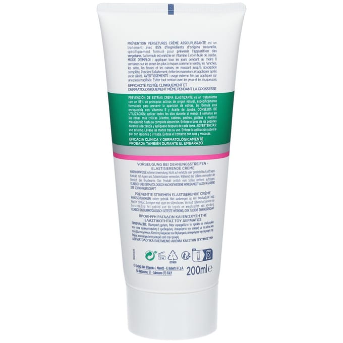 Verzachtende crème - SOMATOLINE - Preventie Striae - 200ml - 85% natuurlijke ingrediënten - Unisex
