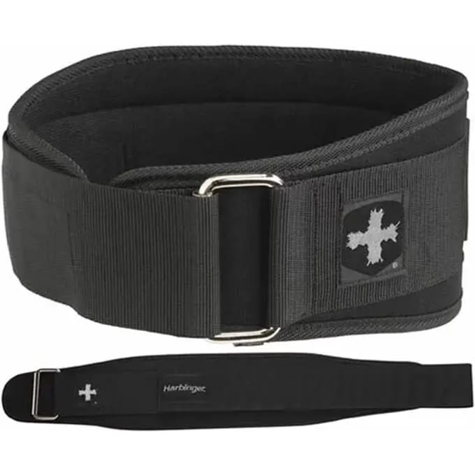 Harbinger Foam Core Lifting Belt - 4,5 inch - Unisex - Zwart - M