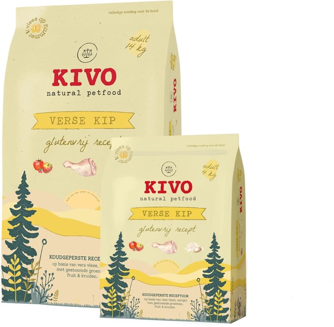 Kivo Verse Kip Glutenvrij - 2 x 4 kg