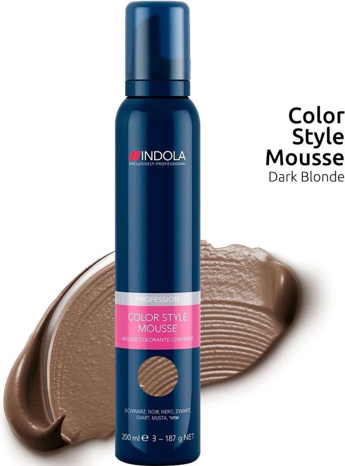 Indola - Indola Color Style Mousse Dark Blonde 200ml