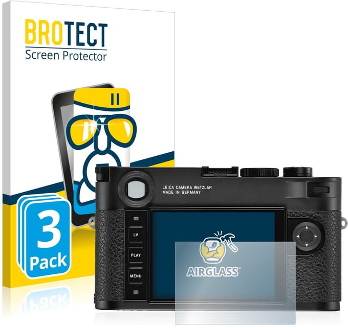 Screenprotector 3 Stuks voor Leica M10-R Beschermglas transparant