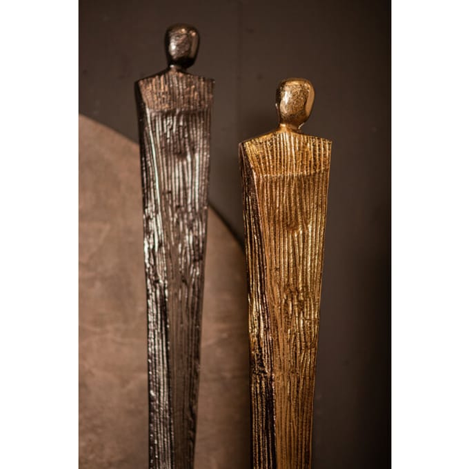 PTMD - Beeld Symon - Bruin - 16x16x103cm