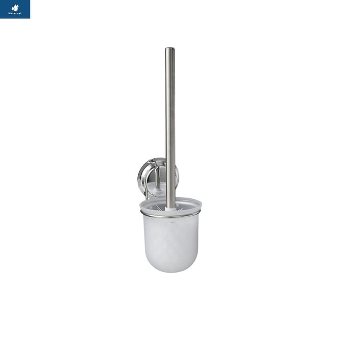 Waterval Wc-Borstel Hangend Zuignap RVS – Toiletborstel met Zuignaphouder – RVS Design - Optimale Hygiëne
