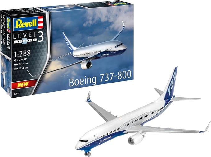 Modelbouwset Vliegtuig Boeing 737-800 Schaal 1:288