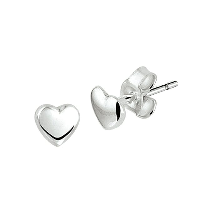 TFT Oorknoppen Hart Zilver Glanzend 5.5 mm x 5.5 mm