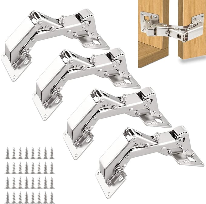 Dailygoods- Meubelscharnieren 175 Graden - 4 Stuks - Softclose