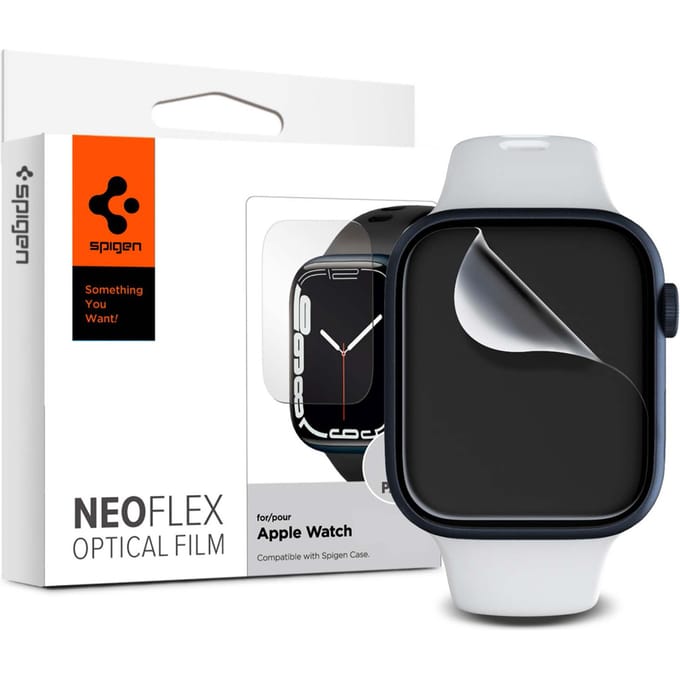 Spigen Neo Flex Optical Film Screenprotector (3 pack) voor de Apple Watch Series 4-9 / SE - 44/45 mm