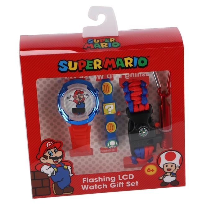 Super Mario Bros Horloge cadeauset Mario Horloges en klokken