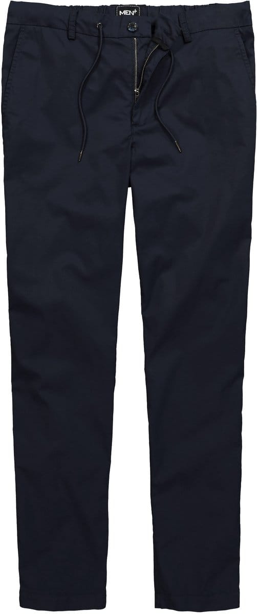 Men Plus - Heren - Instapchino met tailleband FLEXLASTIC® straight fit - Navy blauw - Maat 70