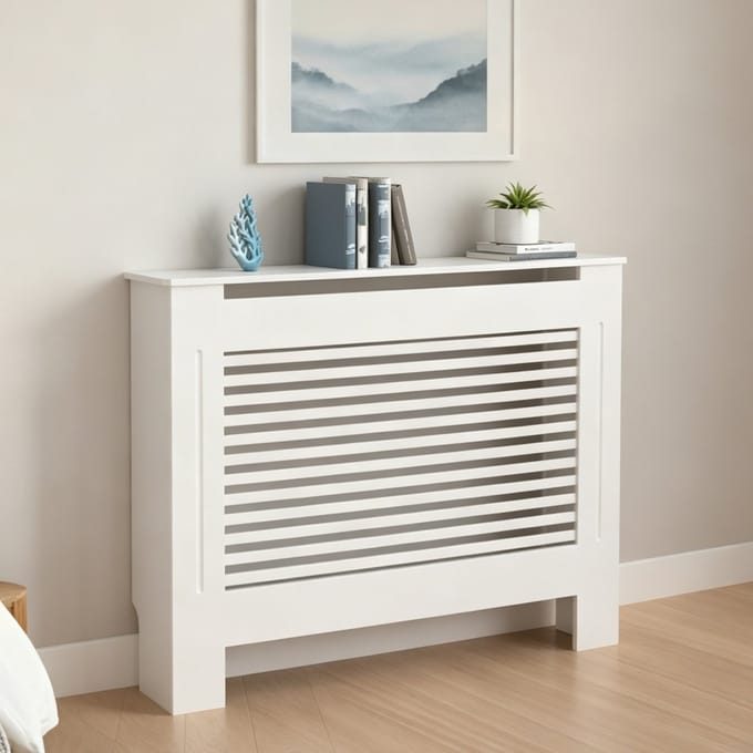 FATIVO Radiatorombouw - Radiatoromkasting - 111x19x92 - Wit