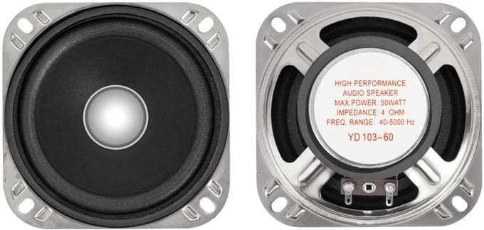 Dibeisi breedband luidspreker, 20W, 4Ohm, YD103-60-4