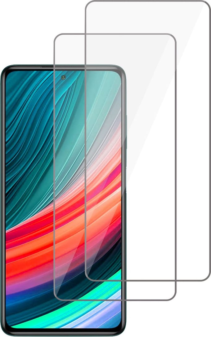 Geschikt voor Xiaomi Poco X3 Pro Screenprotector - Screenprotector geschikt voor Xiaomi Poco X3 Pro Beschermglas - 2 Stuks