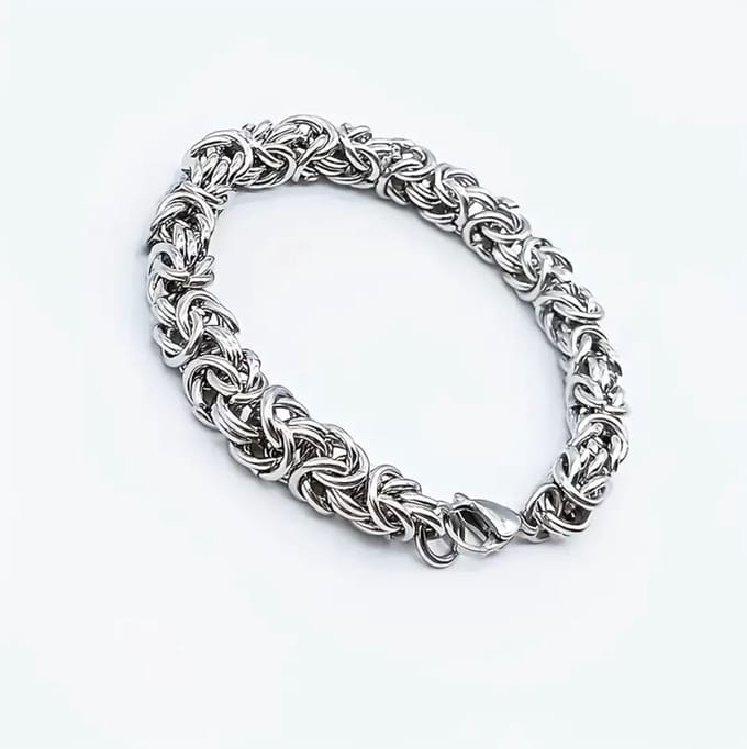 Schakelarmband 8mm roestvrijstaal