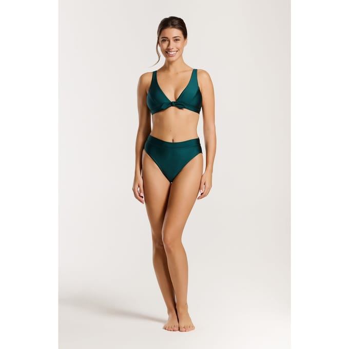 Shiwi Teddy Bikini Set Green Botanic Maat: 34 | Bikini's Outlet | Dames | Groen