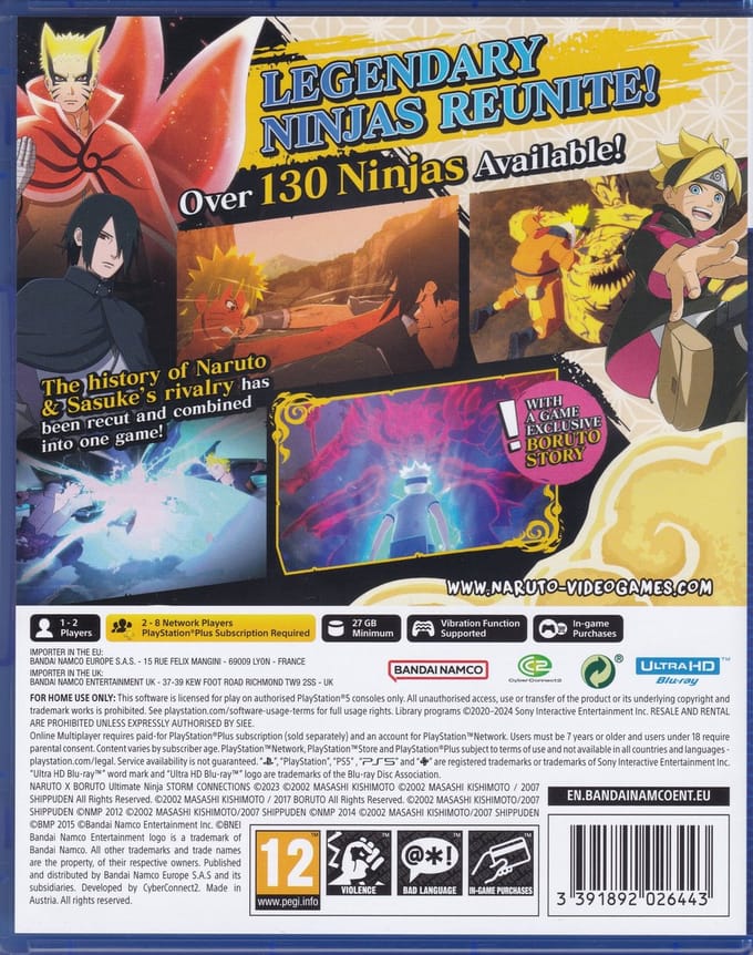 NARUTO X BORUTO Ultimate Ninja STORM CONNECTIONS - Sony PlayStation 5 - Fighting