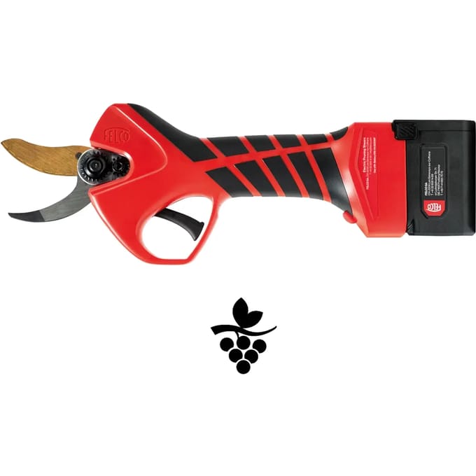 FELCO 834V Accu Snoeischaar Voor Wijngaarden Vine 30 mm - Met 2 Accu's & Display