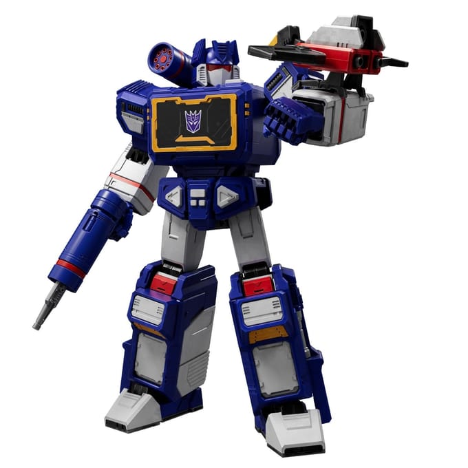 Blokees Transformers G1 Soundwave Action Edition 03 - 327-delige Actiefiguur Model Kit met Licht & Geluid