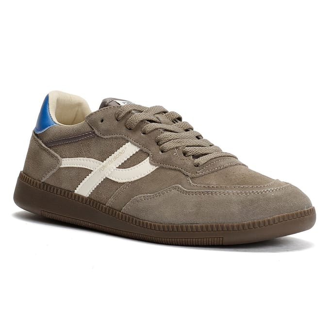 Pompeii Elan Sala Suède Heren Grijze Sneakers