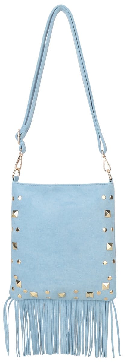 Giuliano kunstlederen suede schoudetas Iriane - Dames - Blauw
