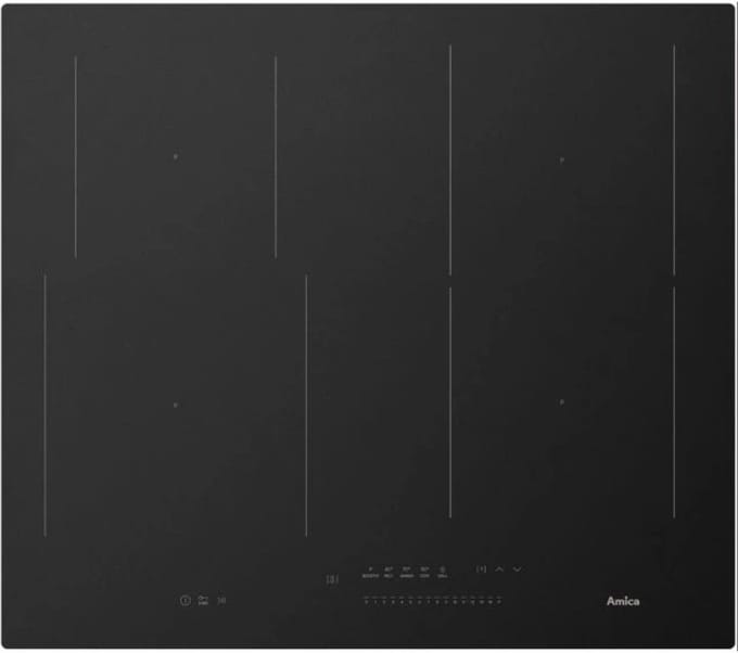 Amica PIC6541PHTSUN Serie - Inductiekookplaat - 3.0 BL MATT - Mat Zwart - Modern Design