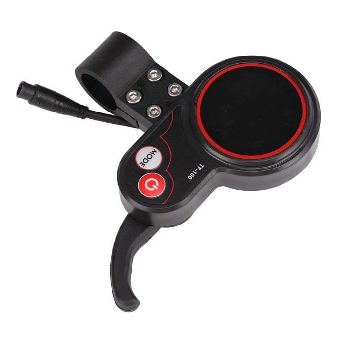 48V TF-100 Display 6-pins communicatie-instrument voor M4 elektrische scootercontroller black