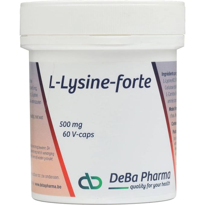 DeBa Pharma L-Lysine Forte 500mg 60 Capsules