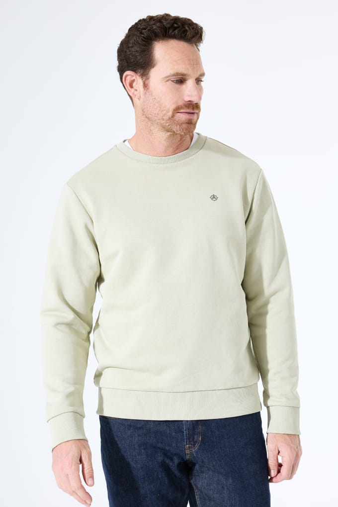 Pilot Heren Sweater Groen - Maat L