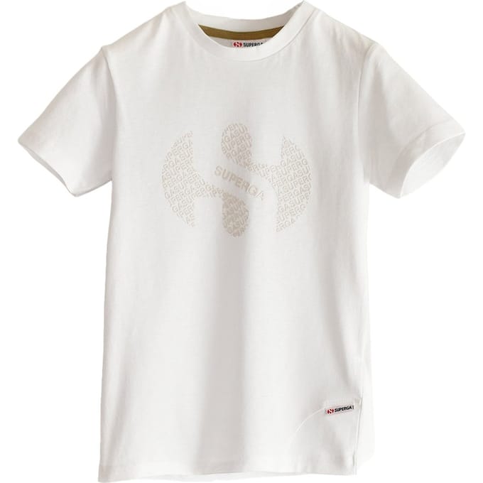 Superga Kinder/Kids Repeat Logo T-Shirt (Wit)