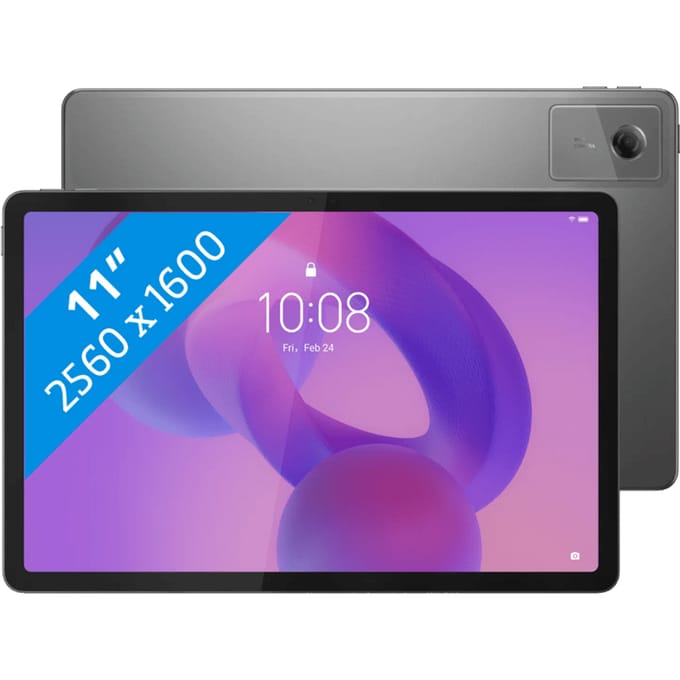 Lenovo Idea Tab Mediatek 256 GB 27,9 cm (11") 8 GB Wi‑Fi 5 (802.11ac) Android 15 grijs
