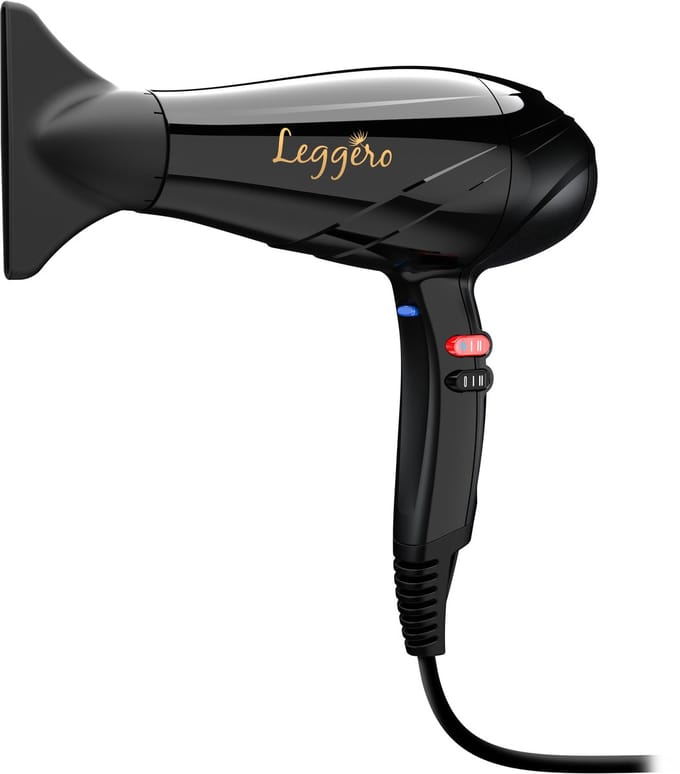 GA.MA LEGGERO haardroger 2100 W Zwart