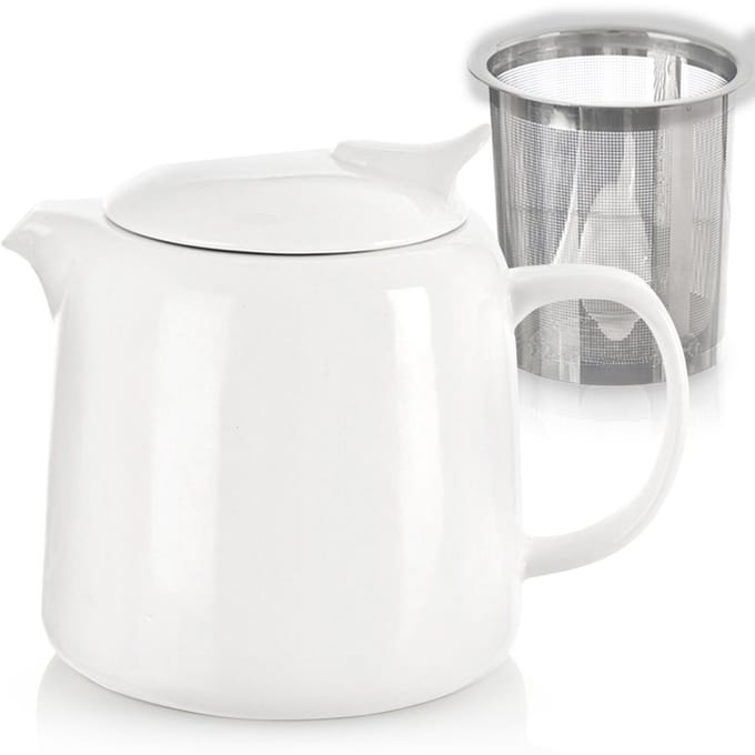 Porseleinen theepot met infuser, 650 ml