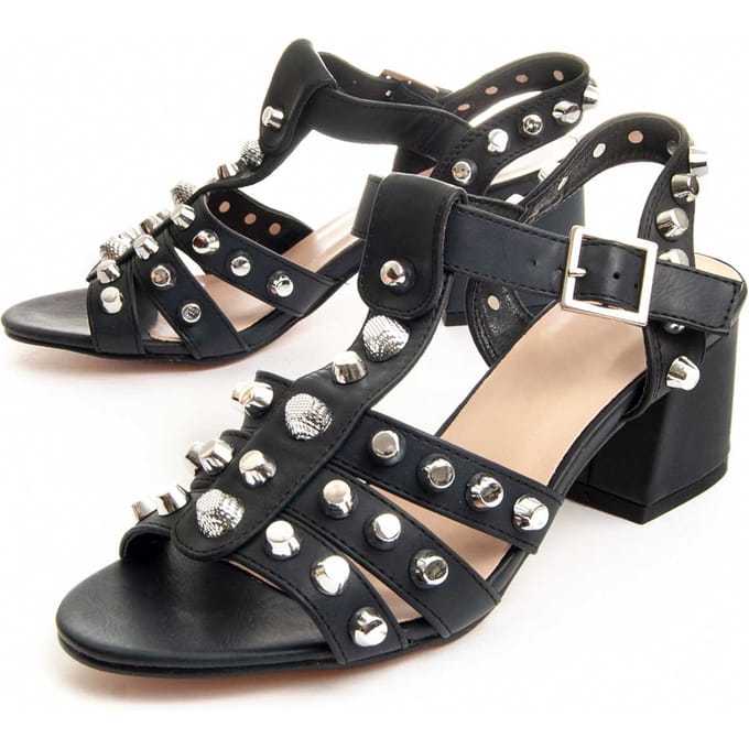 Sandalia De Tacón Para Mujer.  Montevita  Titan  87346 36 zwart