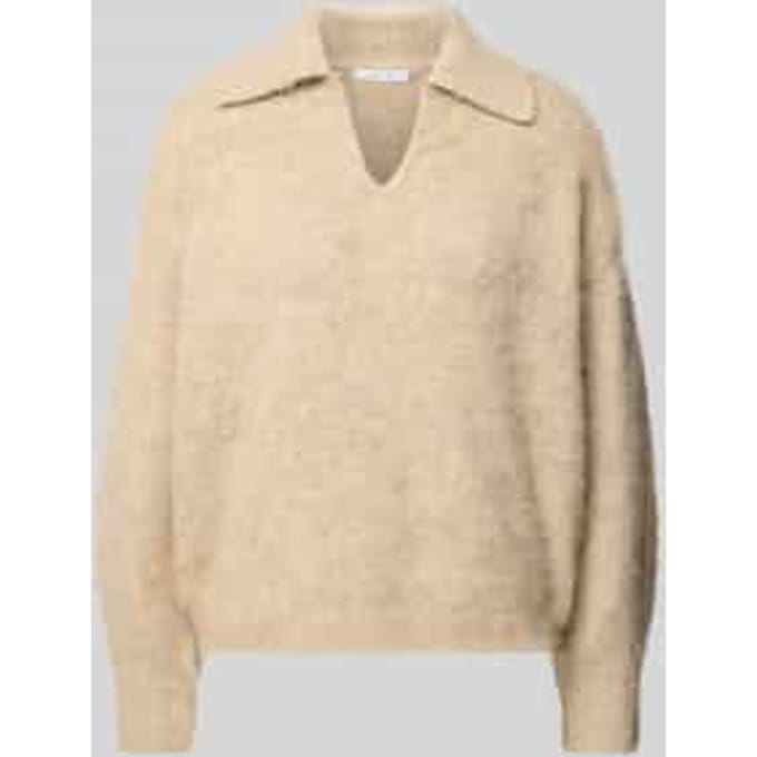 Loose fit gebreide pullover met wol model ‘Pelsie’