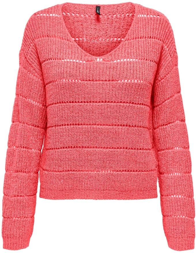 ONLY CARMAKOMA - CARPAMELA LS V-NECK PULLOVER KNT - Meisjes - Gebreide truien