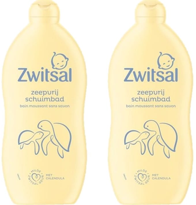 Zwitsal Bad – Schuimbad Zeepvrij 2 x 700 ml