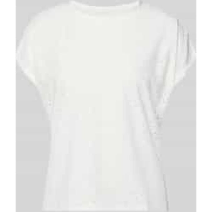relaxed fit T-shirt met etskanteffect model 'SMILLA'