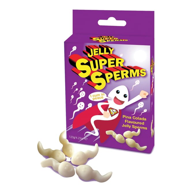 Jelly Super Sperms Pina Colada-smaak - Sperma Snoepjes