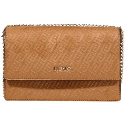 LIU JO schoudertas Manh Crossbody Sequoia Lichtbruin