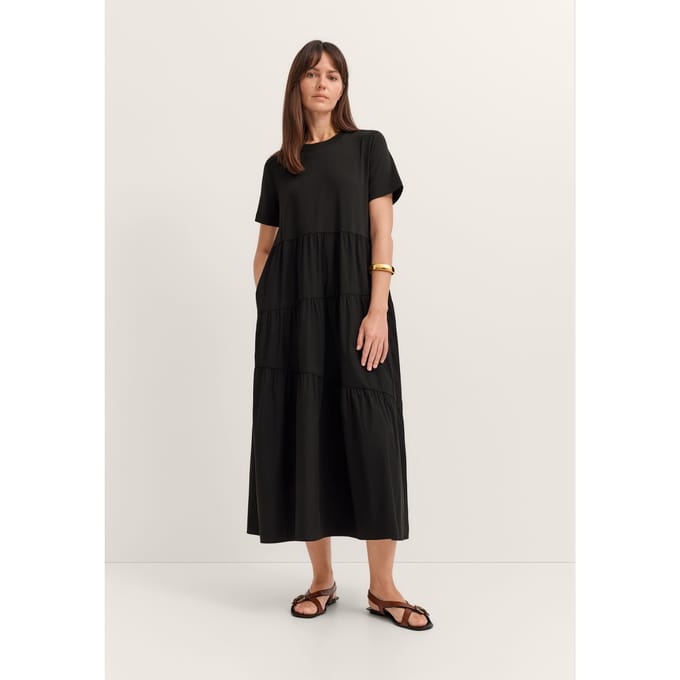 Bugatti Damen Zomerjurk met asymmetrische plooien