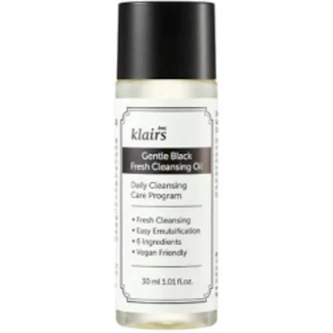 [Promotie] Dear, Klairs - Gentle Black Fresh Cleansing Oil - 30ml
